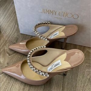Jimmy Choo Embellished Mules Heels